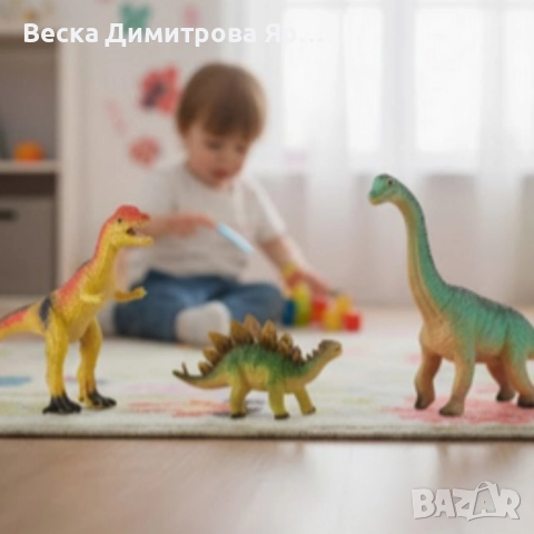 Детски комплект фигурки динозаври със звук – DINOSAUR ERA 6 броя, снимка 5 - Фигурки - 52175616