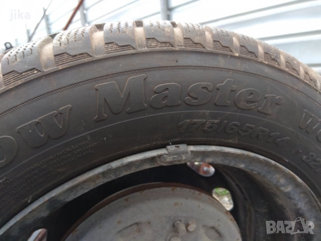 2бр ЗИМНИ ГУМИ 175/65/R14, снимка 2 - Гуми и джанти - 34875621