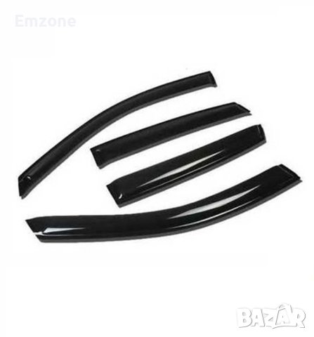 Ветробрани Външни Черни за Форд Ford Focus 2011 - 2017 Предни и Задни Комплект 4 броя, снимка 2 - Аксесоари и консумативи - 40731813