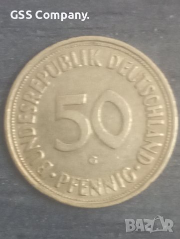 50 пфенинга (1950)марка,,G,,, снимка 1 - Нумизматика и бонистика - 38158885