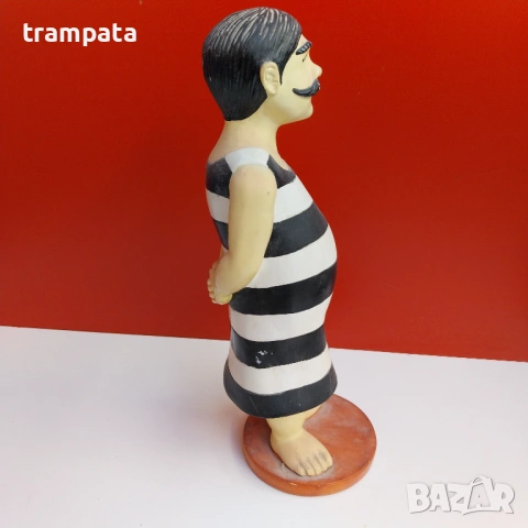 НАЙ ДОБРАТА ОФЕРТА Винтидж фигура спасител 50те около 35см., снимка 3 - Антикварни и старинни предмети - 53143637