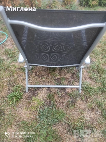 Сгъваем алуминиев стол шезлонг, снимка 5 - Къмпинг мебели - 51170402