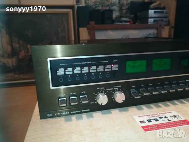 dual ct1641 stereo tuner made in germany-switzerland 1203211655, снимка 10 - Ресийвъри, усилватели, смесителни пултове - 32136353