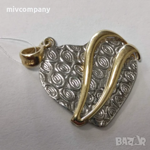 Златна Висулка  3.36гр , снимка 3 - Колиета, медальони, синджири - 50744473