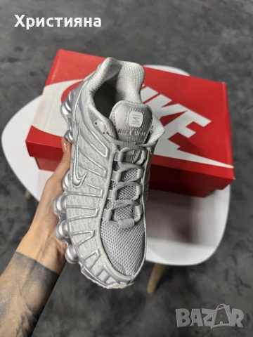 Nike Shox TL Pure Platinum/Chrome, снимка 2 - Маратонки - 56431725
