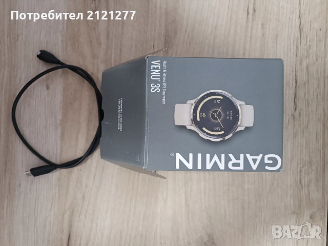 Нов смарт часовник Garmin - Venu 3S, 1.2'', Sage Grey/Silicone, снимка 2 - Дамски - 52109337