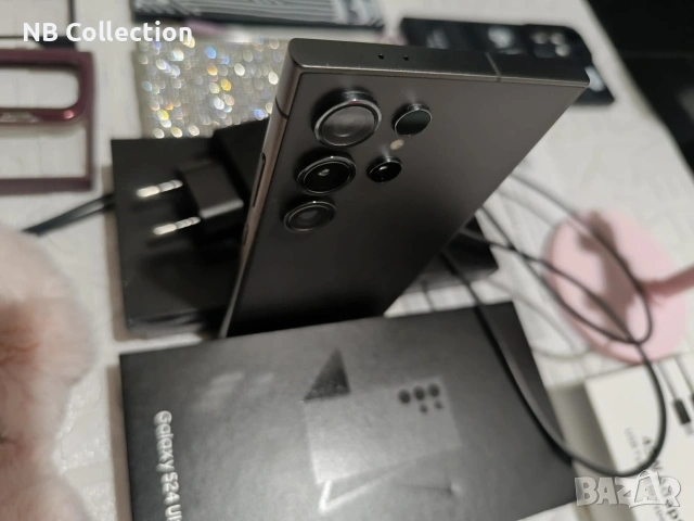Смартфон Samsung Galaxy S24 Ultra 12GB RAM, 256GB, 5G, Titanium Black с Гаранция , снимка 14 - Samsung - 53927047