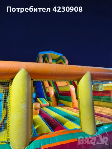 Детско надуваемо съоръжение -  батут пързалка, снимка 7 - Други спортове - 51351103