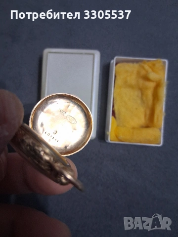 Античен швейцарски джобен часовник от 14К злато края на XIX век, снимка 3 - Дамски - 53349643