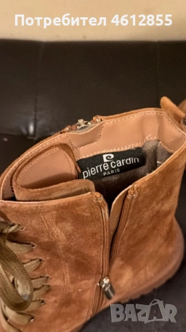 Дамски обувки боти Pierre Cardin чисто нови, снимка 3 - Дамски боти - 54124328