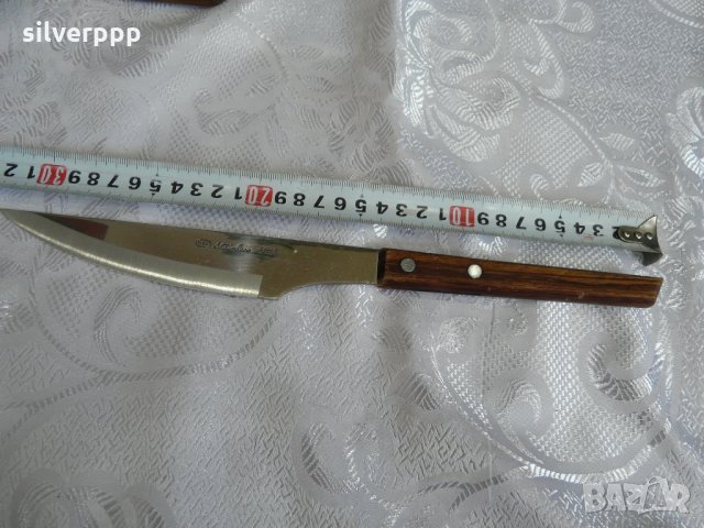  YAX Serrated Knife Wood Handle Japan , снимка 1 - Други ценни предмети - 29290685