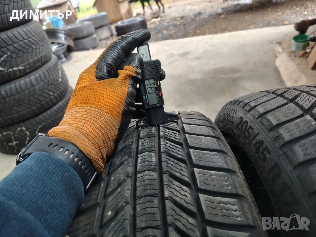 2бр.зимни гуми CONTINENTAL 205 45 17 DOT23 цена за брой, снимка 2 - Гуми и джанти - 53941441
