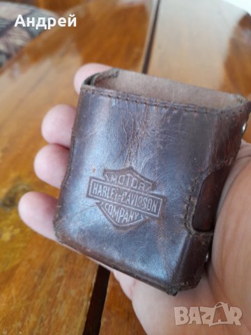 Стар калъф за цигари Harley Davidson, снимка 2 - Други ценни предмети - 32054521