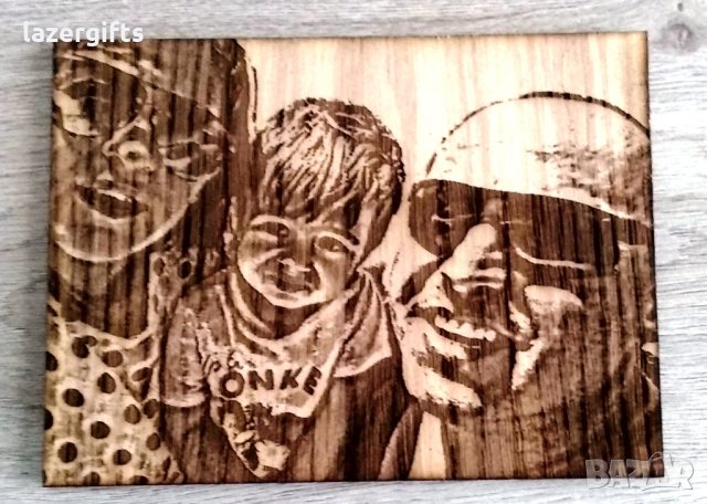 Гравиране на снимки върху дърво , снимка 3 - Картини - 29060417