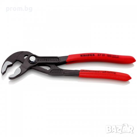Клещи раздвижени, гаечен ключ Cobra®, 180mm, 87 01 180, KNIPEX, снимка 3 - Клещи - 39108452