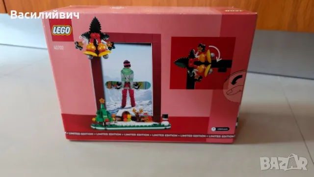 LEGO 40702 Коледна рамка за снимка, снимка 2 - Декорация за дома - 48421973