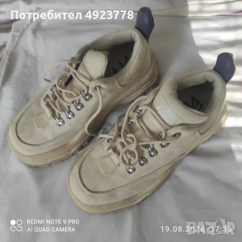 дамски, бежови ежедневни/спортни обувки, в добро състояние., снимка 4 - Дамски ежедневни обувки - 55728126