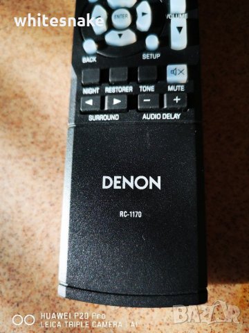 Denon RC-1170 Original Remote for Receiver, дистанционно за ресийвъри, домашно кино 5,1, снимка 4 - Ресийвъри, усилватели, смесителни пултове - 31277391