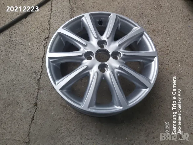 1 брой алуминиева джанта за Toyota Aygo 15, снимка 2 - Гуми и джанти - 50379136