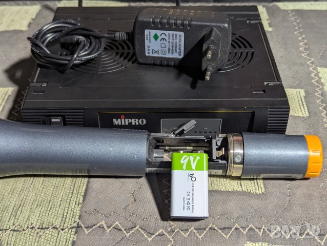 SENNHEISER SKM 300 G1 + MIPRO MR 801a, снимка 8 - Микрофони - 48968247