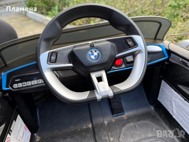 Детска акумолаторна електрическа кола BMW I4, снимка 8 - Електрически играчки - 52127259