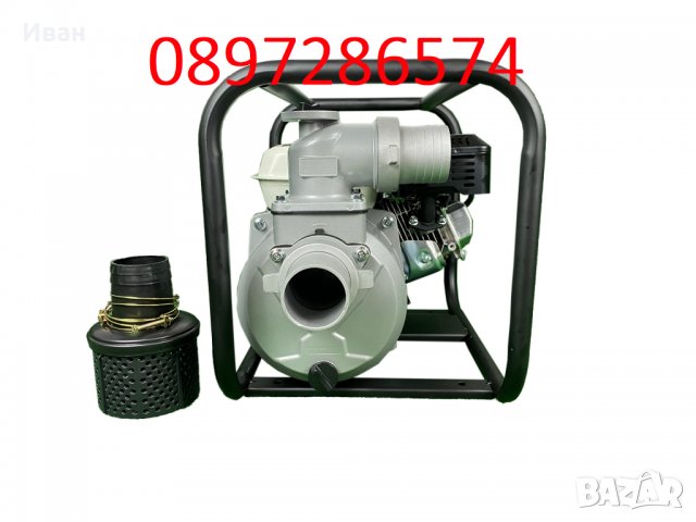 Бензинова водна помпа 3 цола - BULMAX, снимка 2 - Водни помпи - 34975316