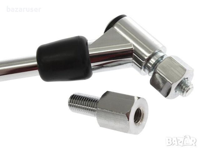 Универсално хромирано огледало за мотор MOTODILY 72510, снимка 4 - Аксесоари и консумативи - 36769531