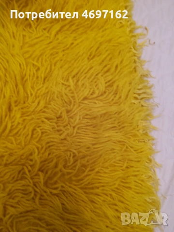 Голям, ръчно изработен, лимонено жълт китеник, снимка 2 - Други стоки за дома - 52956599