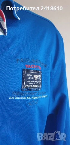 Paul & Shark International Ocean Team Italy Cotton Mens Size XL / 2XL НОВО! ОРИГИНАЛ! Мъжка Блуза., снимка 7 - Блузи - 54142317