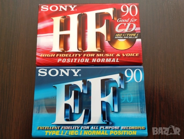 OVP чисто нови хромни касети Maxell XLII60/TDK SA 80/Sony UX-Pro 90/Sony HF90 / Sony EF90, снимка 2 - Аудио касети - 54228038