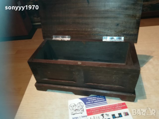 дървена кутия-25х12х11см-внос франция, снимка 15 - Колекции - 30194075
