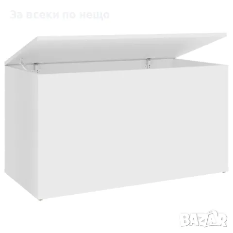 Шкаф за съхранение, бял, 84x42x46 см, ПДЧ Код P201