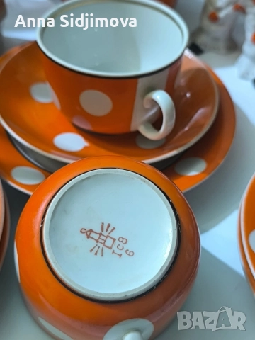 Руски порцелан сервиз за чай и статуетки , снимка 3 - Сервизи - 52174140