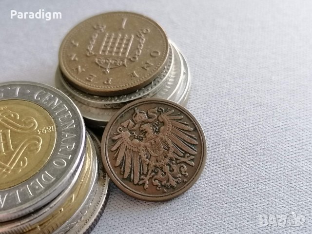 Райх монета - Германия - 1 пфениг | 1904г.; серия A, снимка 2 - Нумизматика и бонистика - 38497784