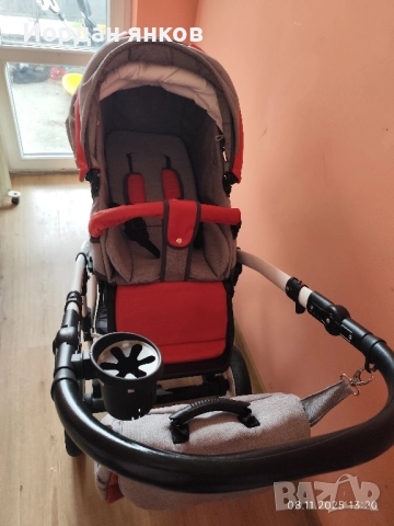 Комбинирана количка Karwala 3 в 1 (Полша) – Пълен Комплект, снимка 7 - Детски колички - 52343632