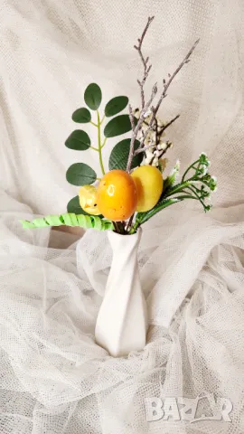 Топиарий декоративни цветя ръчна изработка, снимка 8 - Декорация за дома - 49424706