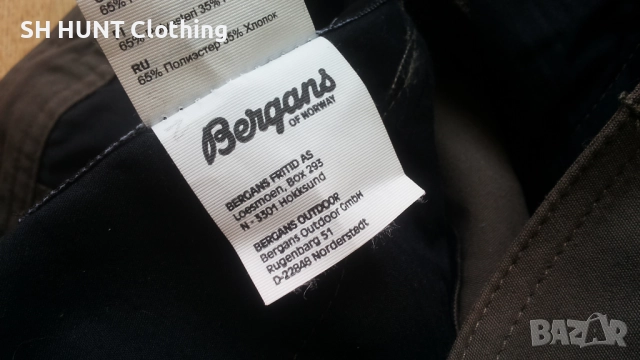 Bergans of NORWAY Trouser размер XL за лов панталон със здрава брезентова материя - 1626, снимка 18 - Екипировка - 52743248