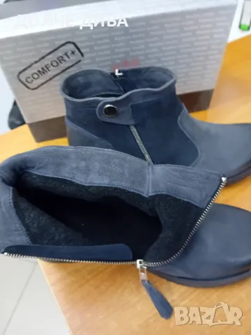 НАМАЛЕНИЕ ДАМ.БОТИ м 01 бордо,черни и сини естествена кожа, снимка 9 - Дамски боти - 47372932