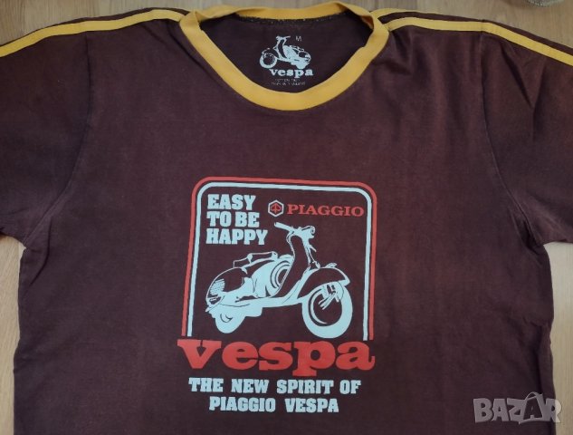 Piaggio Vespa - мъжка тениска, снимка 4 - Тениски - 42482223