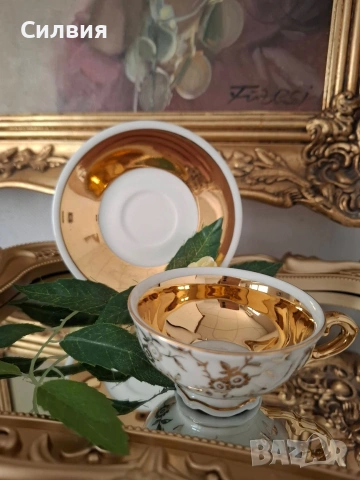 Малка чаша с чинийка , снимка 4 - Колекции - 54037914