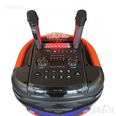 Караоке тонколона 18 инча с микрофон и дистанципонно WGY-1801, снимка 5 - Друга електроника - 52862464