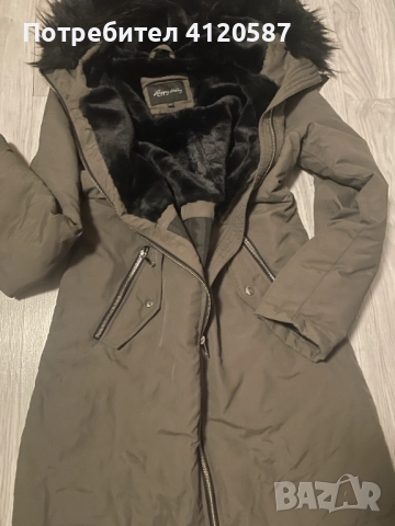 Зимно дълго яке, снимка 1 - Якета - 49042737