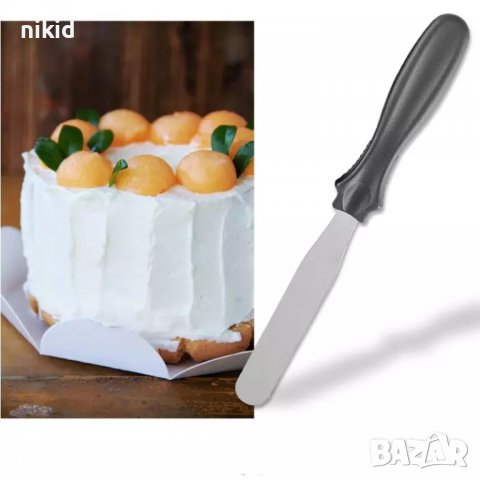 3 бр сладкарска малка шпатула нож за заглаждане и оформяне торта крем глазура сладкарски шпатули, снимка 3 - Аксесоари за кухня - 37452499