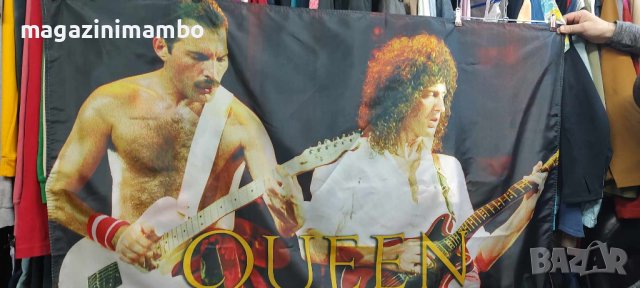 QUEEN on stage Flag-90 см -150 см, снимка 3 - Китари - 42845920