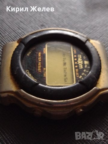 РЕТРО МОДЕЛ MAXIM WATER RESISTANT ИНТЕРЕСЕН РЯДЪК КОЛЕКЦИОНЕРСКИ 33203, снимка 4 - Мъжки - 38712285