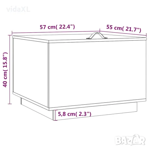 vidaXL Кутии за съхранение с капаци 3 бр сиви борова дървесина масив, снимка 10 - Кутии за съхранение - 56147949