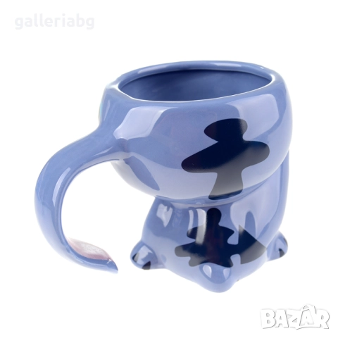 Керамична 3D чаша Stitch – Lilo & Stitch, 200 мл, снимка 3 - Чаши - 52681121