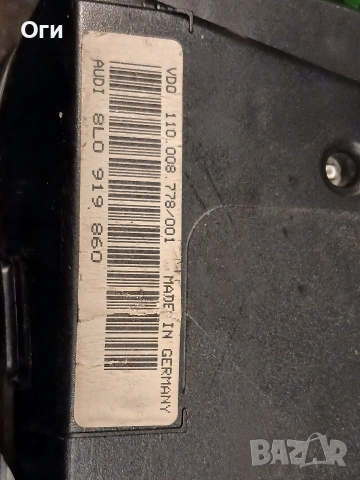 Километражно табло за Ауди А3 1.9TDI 8L0 919 860 , снимка 3 - Части - 54281150