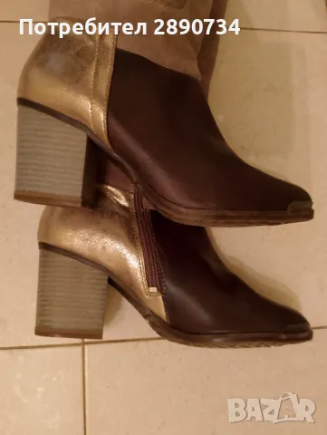 Страхотни ботуши на Tamaris, снимка 2 - Дамски ботуши - 48653230