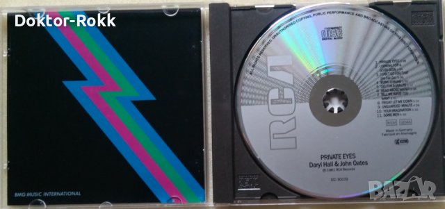 Daryl Hall John Oates – Private Eyes 1981 (CD), снимка 3 - CD дискове - 40779930